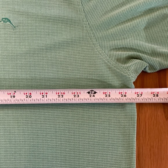 Tommy Bahama XXL Green Textured‎ Polo Shirt • Marlin Logo • Short Sleeve - Picture 7 of 8
